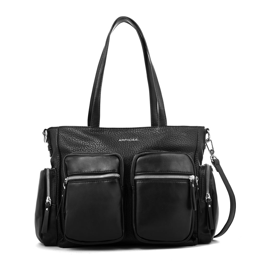 Cartera Dos Asas Constanza Negro