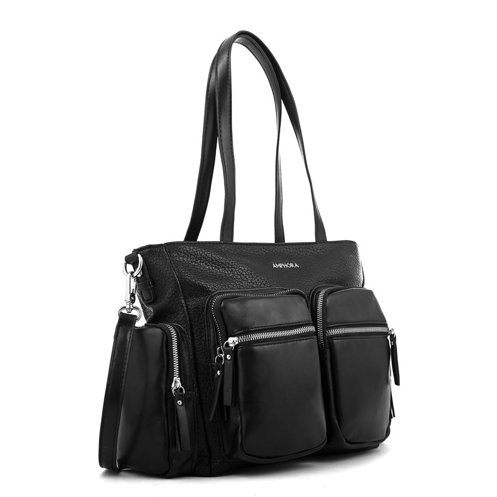 Cartera Dos Asas Constanza Negro