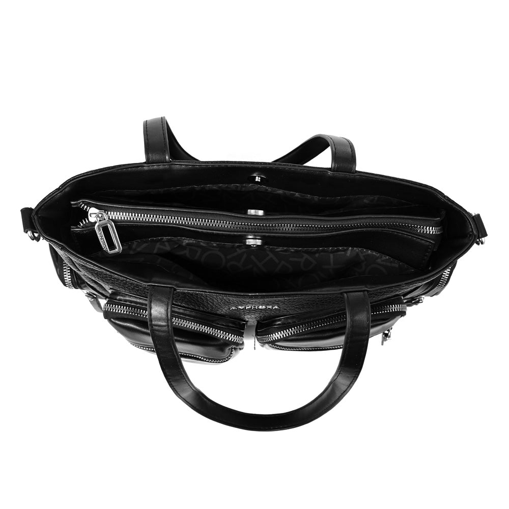 Cartera Dos Asas Constanza Negro