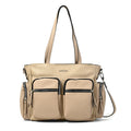 Cartera Dos Asas Constanza Beige