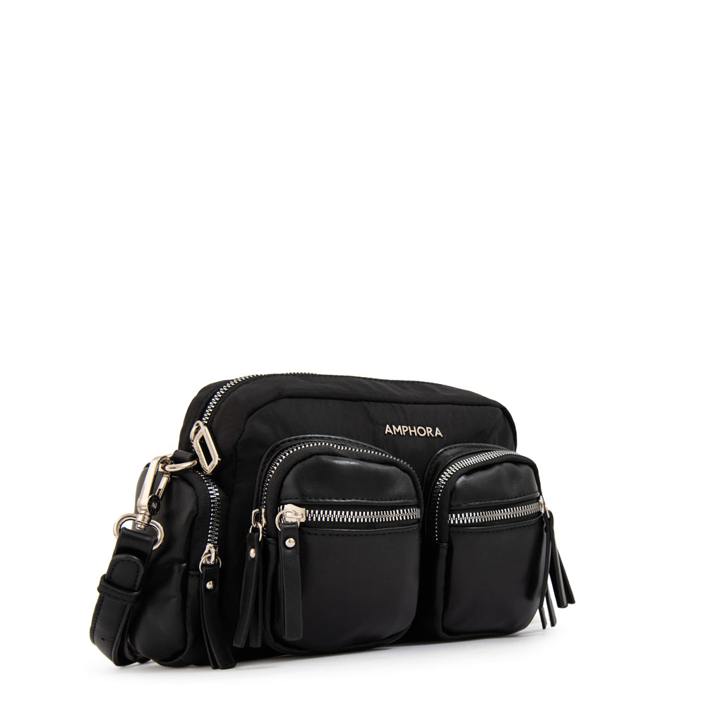 Crossbody Constanza Nylon Negro