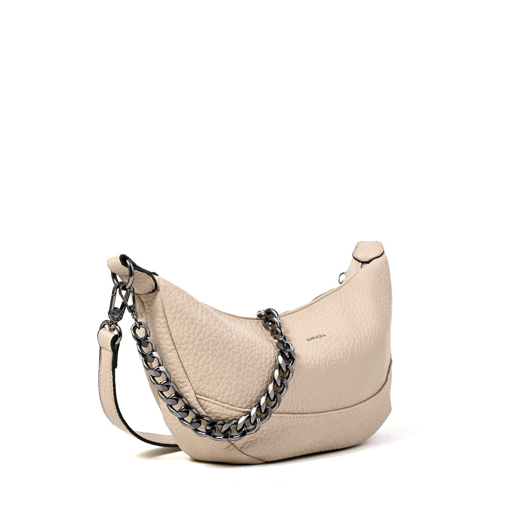 Cartera Oval Taisha Beige