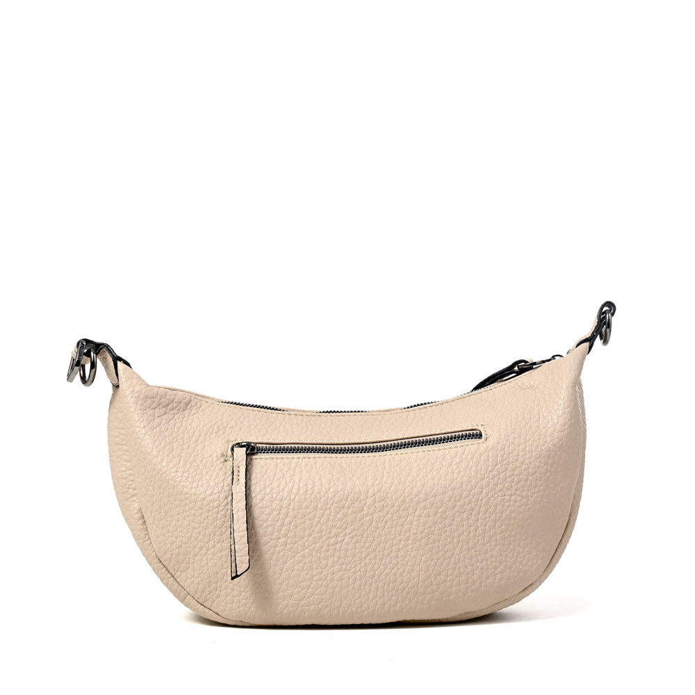 Cartera Oval Taisha Beige