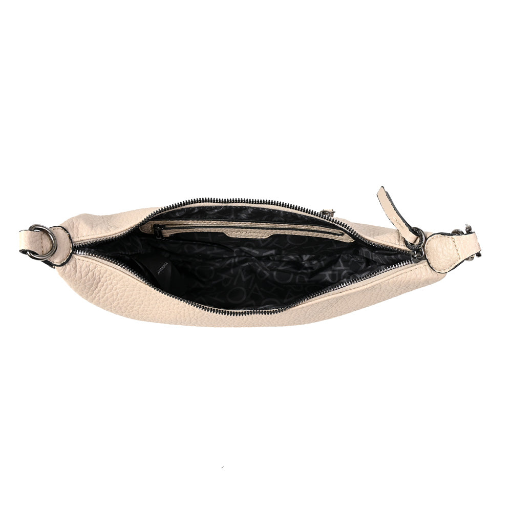 Cartera Oval Taisha Beige