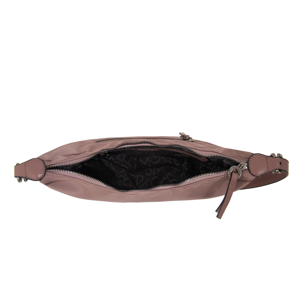 Cartera Oval Taisha Nylon Taupe