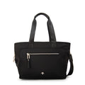 Cartera Dos Asas Liliana Nylon Negro