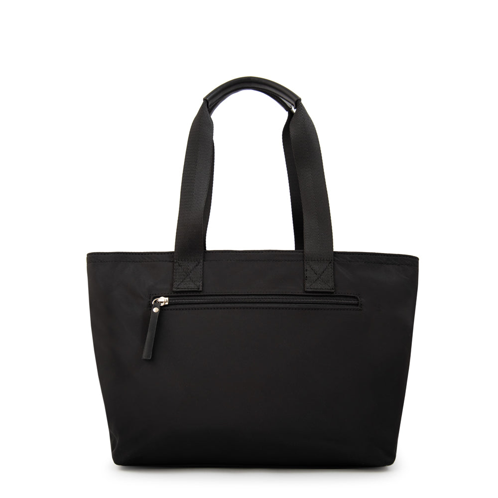 Cartera Dos Asas Liliana Nylon Negro