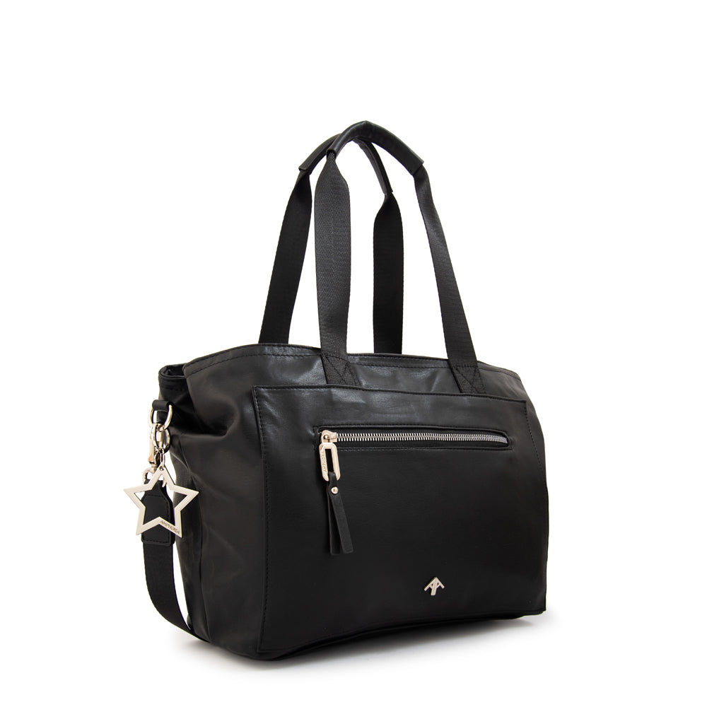 Cartera Dos Asas Liliana Negro