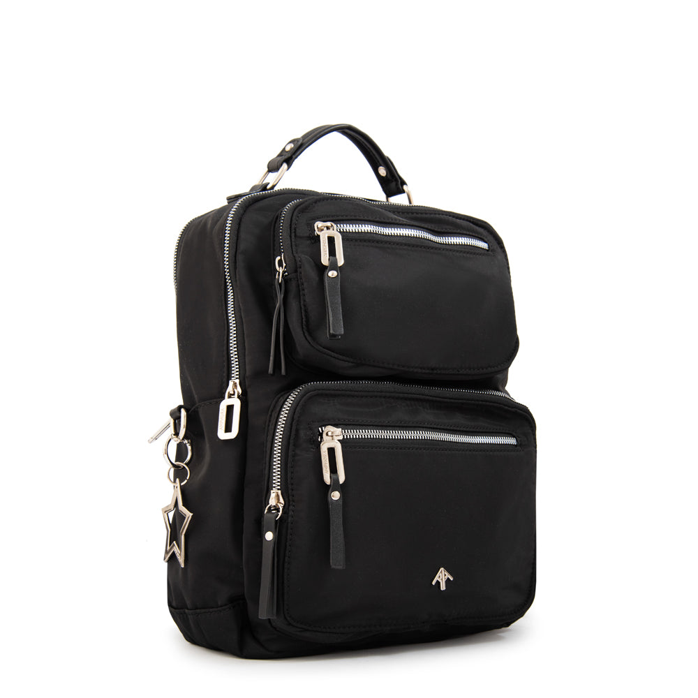 Mochila Liliana Nylon Negro