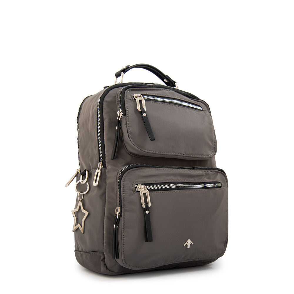 Mochila Liliana Gris Oscuro