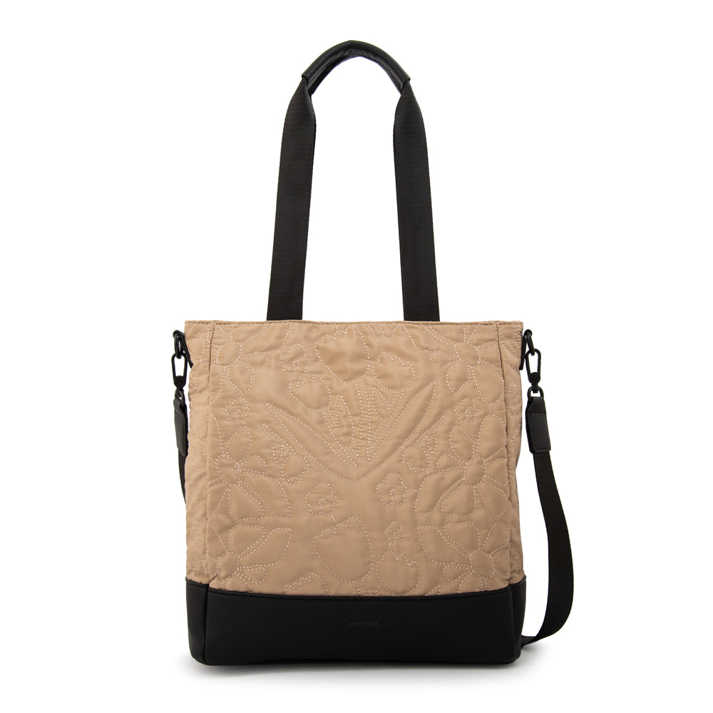 Cartera Dos Asas Olga Beige