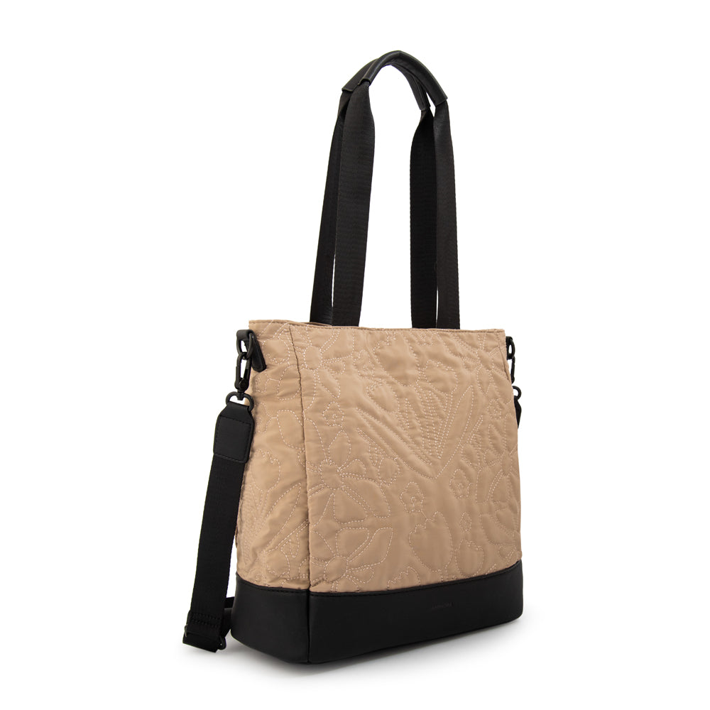 Cartera Dos Asas Olga Beige