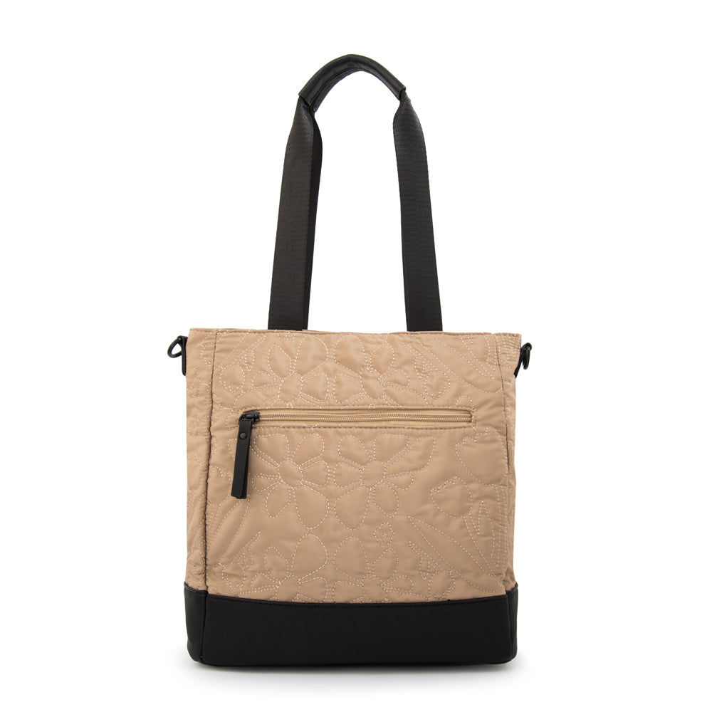 Cartera Dos Asas Olga Beige