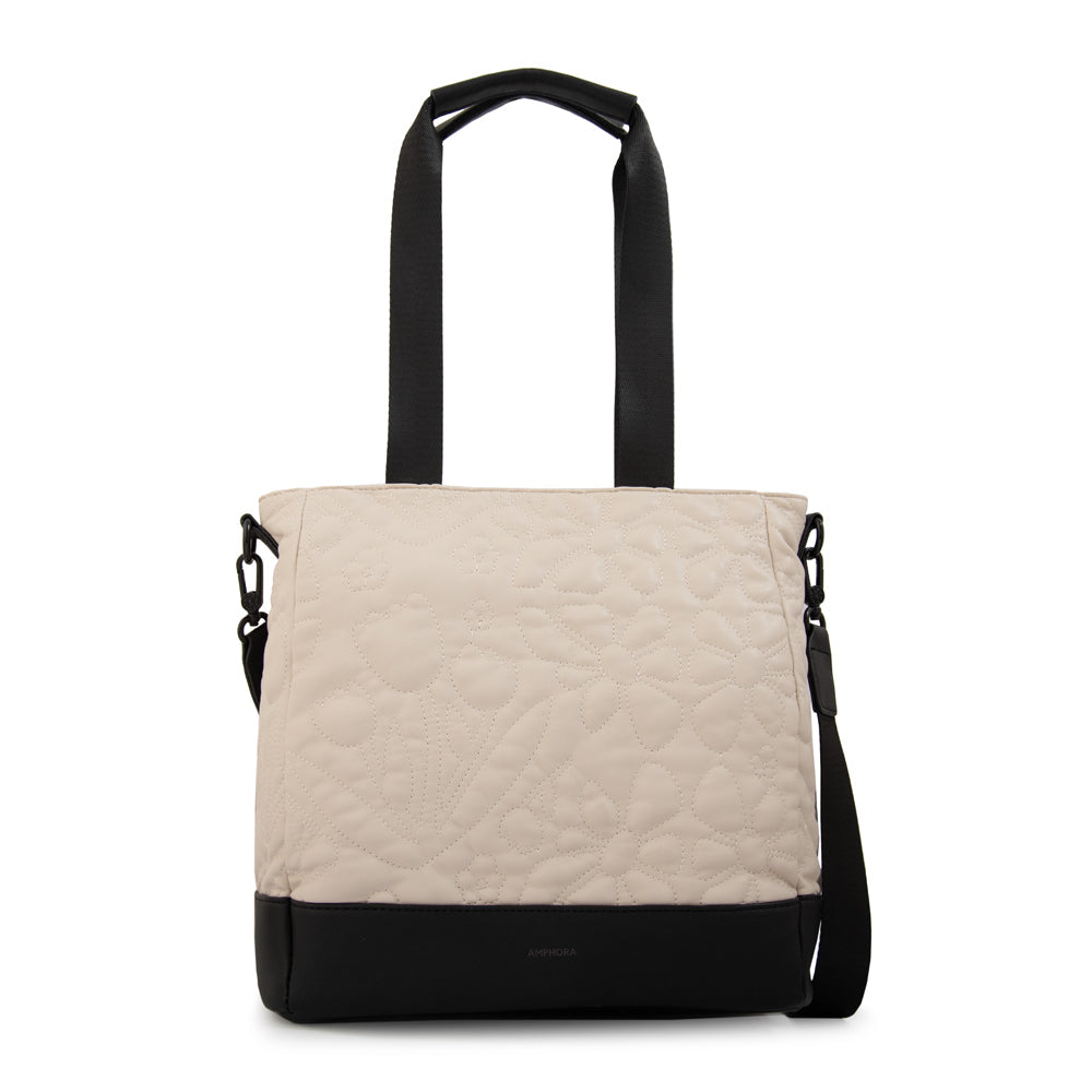 Cartera Dos Asas Olga Blanco Crudo
