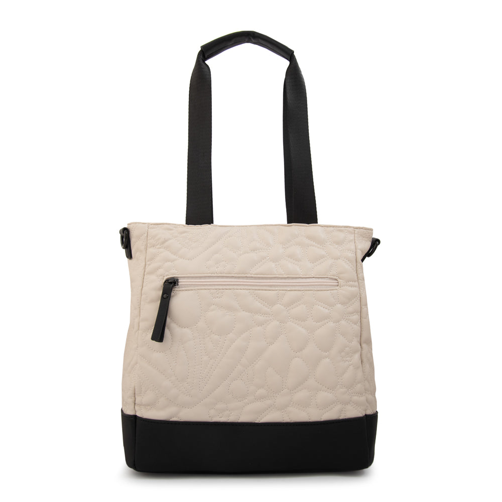 Cartera Dos Asas Olga Blanco Crudo