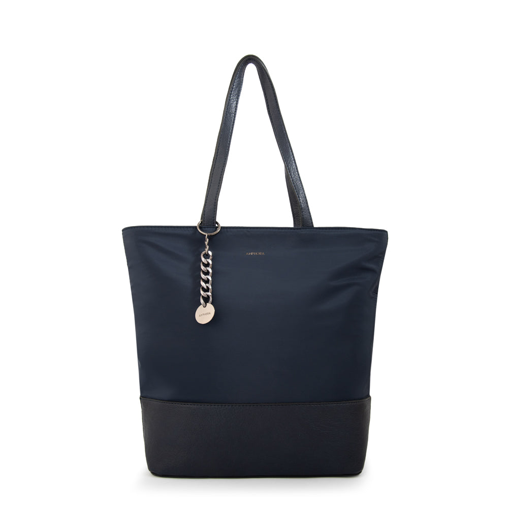Cartera Dos Asas Patricia Azul Oscuro