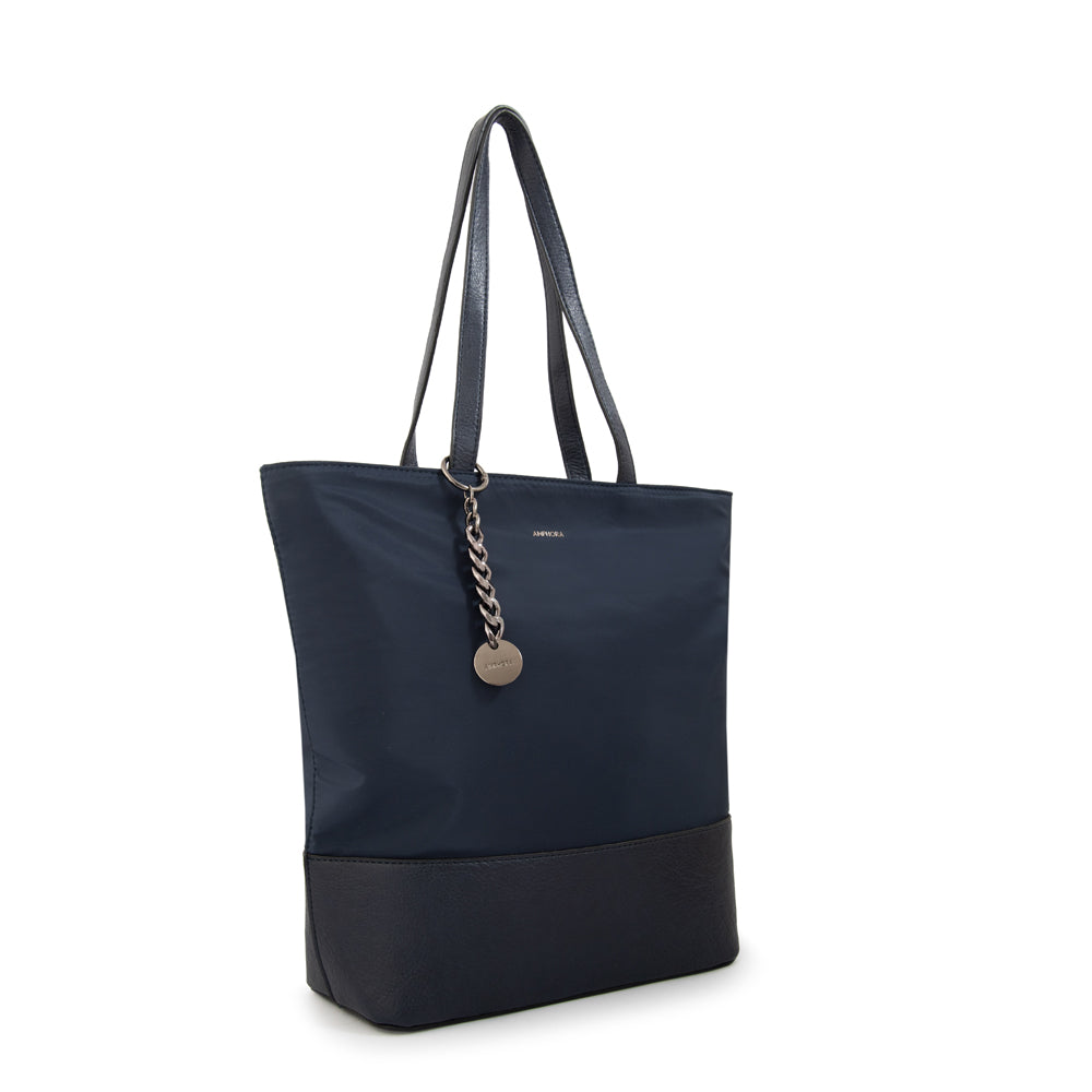 Cartera Dos Asas Patricia Azul Oscuro