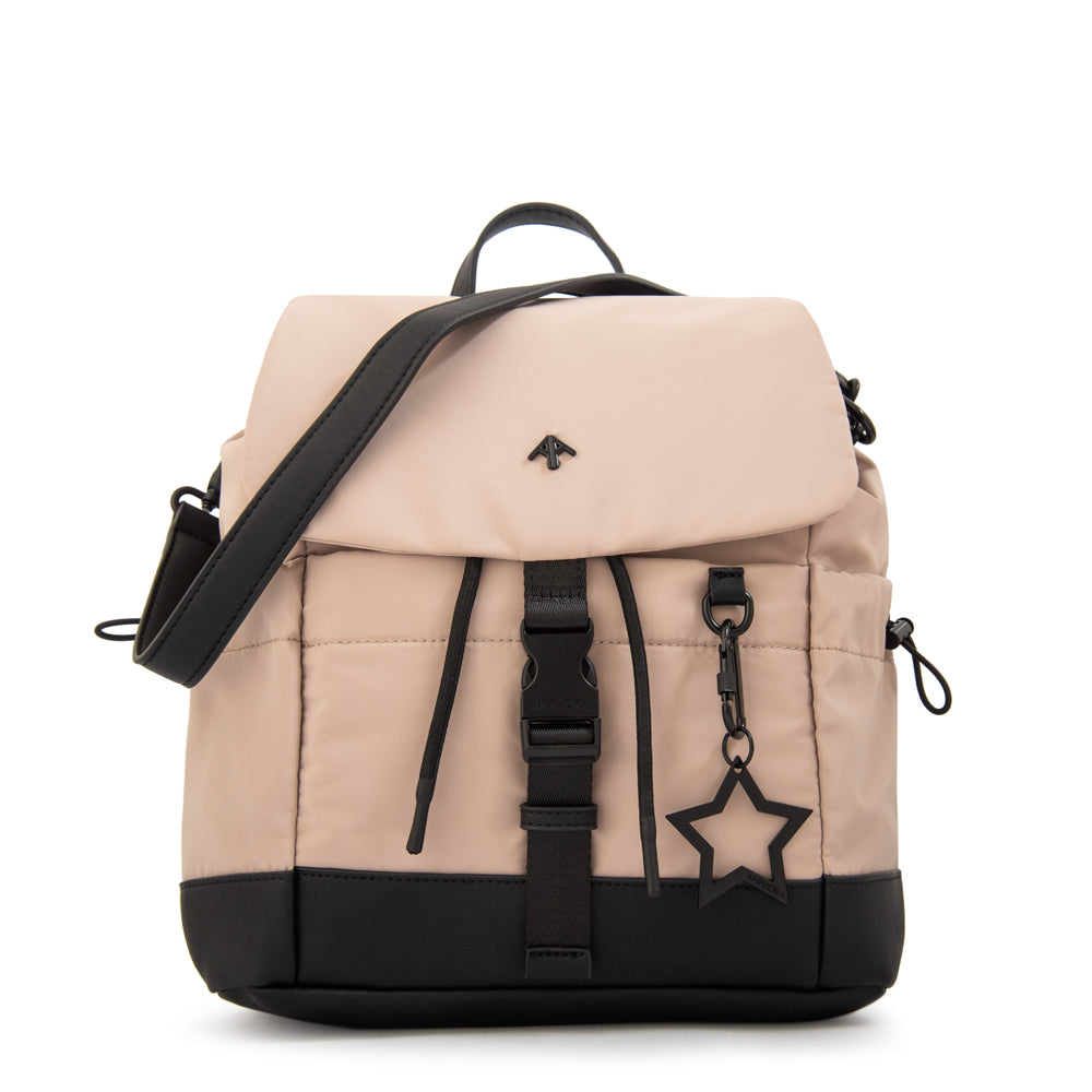 Mochila Amaranta Nylon Beige