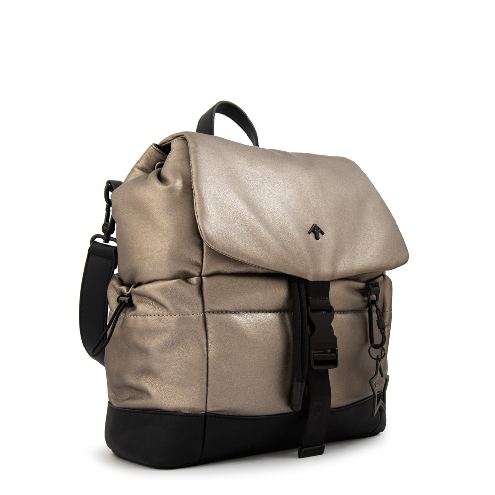 Mochila Amaranta Plateado Oscuro