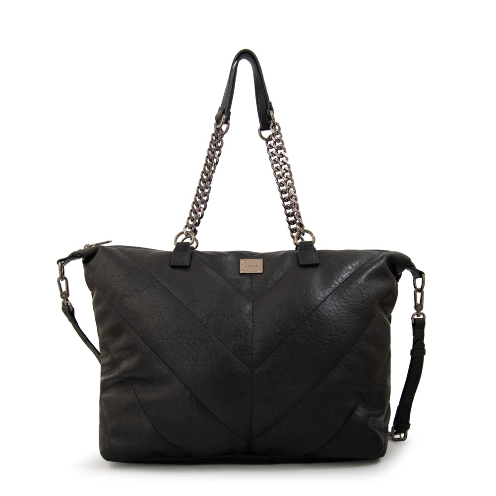 Cartera Dos Asas Onix Negro
