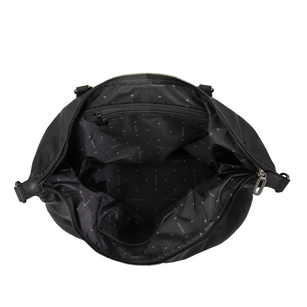 Cartera Dos Asas Onix Negro