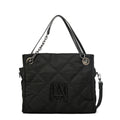Cartera Dos Asas Lexi Nylon Negro