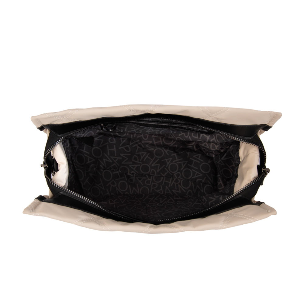 Cartera Dos Asas Lexi Blanco Crudo