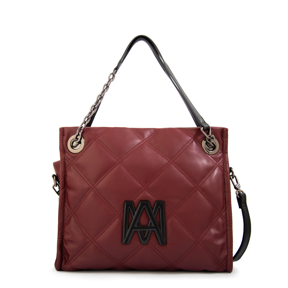 Cartera Dos Asas Lexi Burdeo