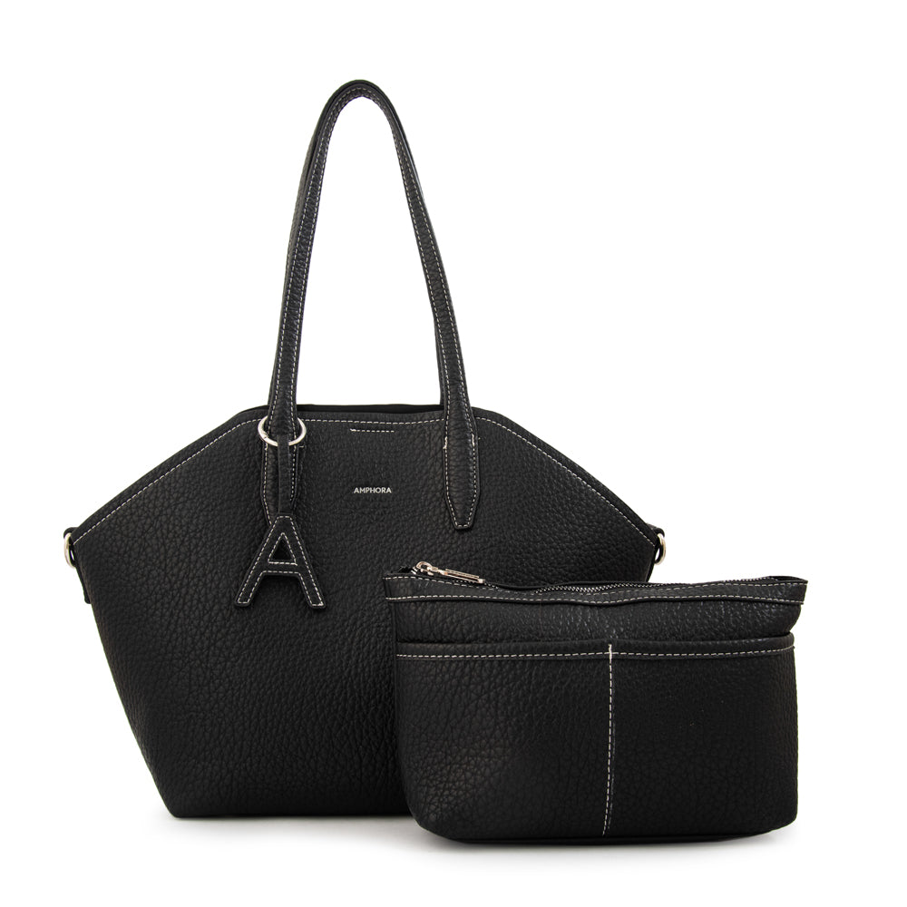 Cartera Dos Asas Monique Negro
