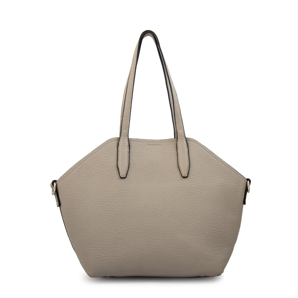 Cartera Dos Asas Monique Gris