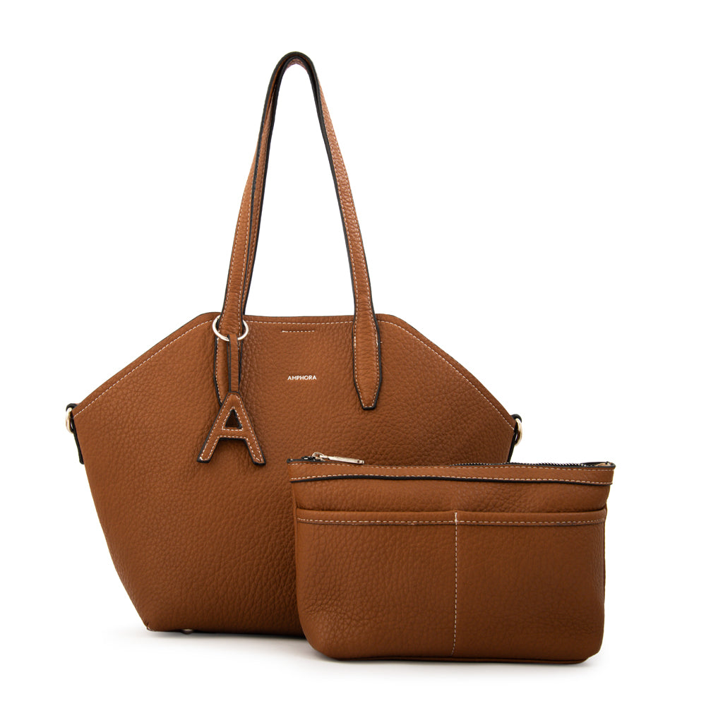 Cartera Dos Asas Monique Café