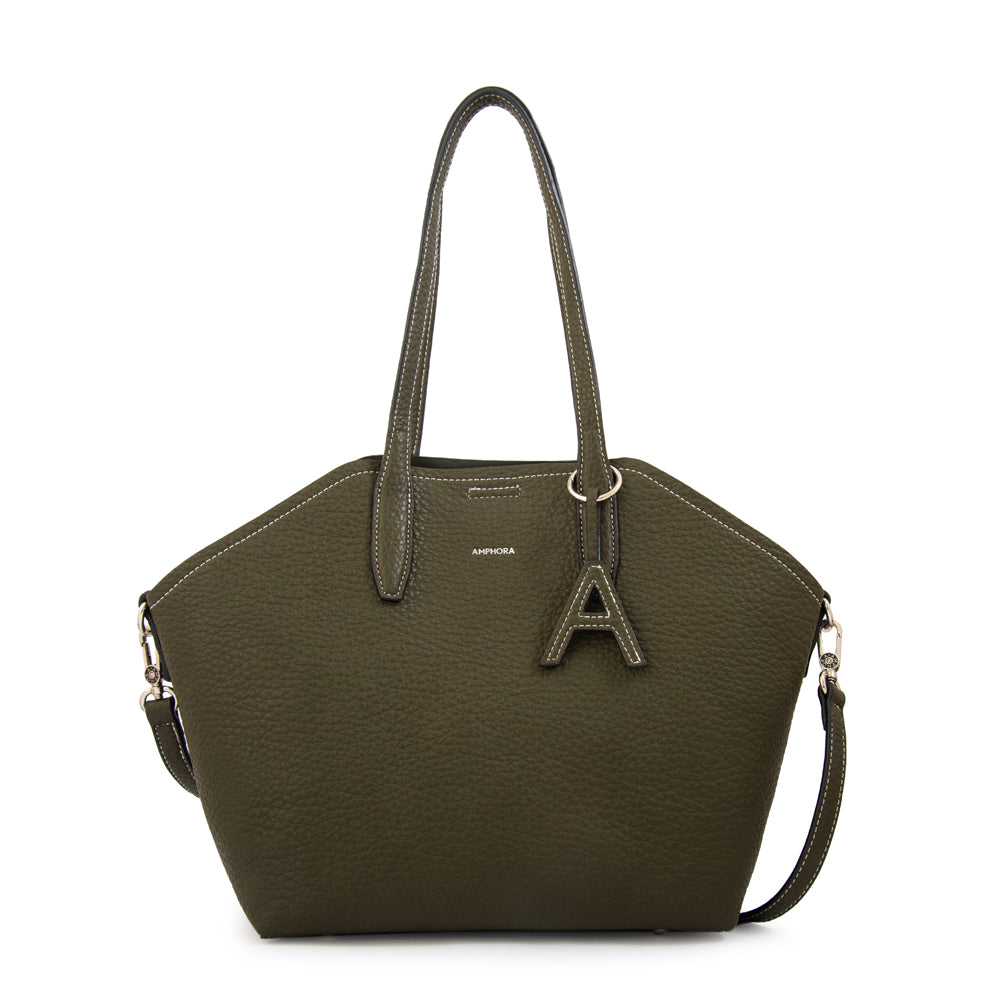 Cartera Dos Asas Monique Verde Oliva