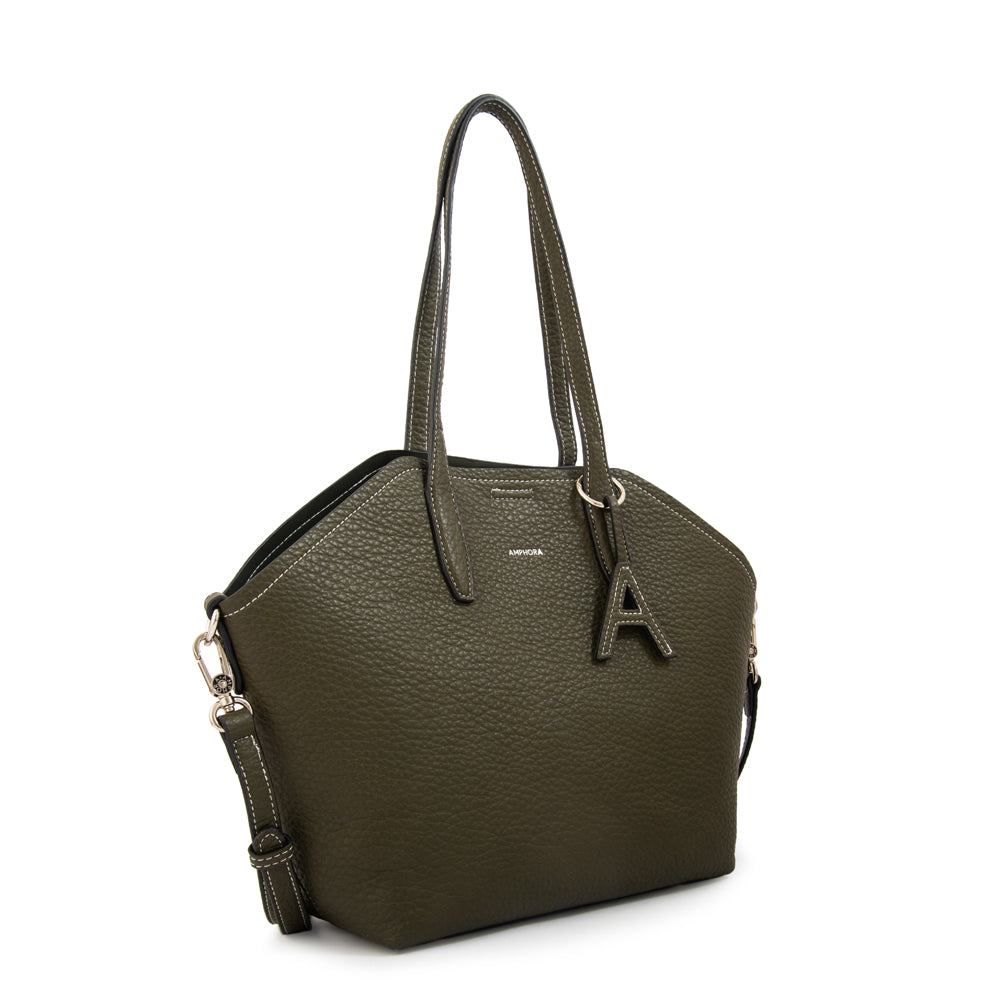 Cartera Dos Asas Monique Verde Oliva