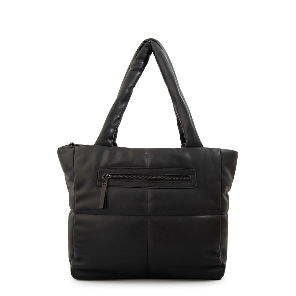 Cartera Dos Asas Guyana Liso Negro