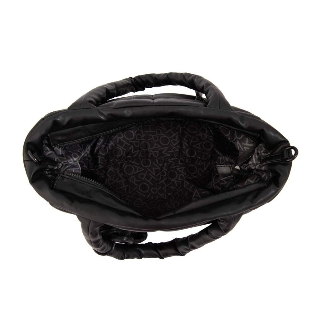 Cartera Dos Asas Guyana Liso Negro
