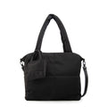 Cartera Dos Asas Guyana Nylon Negro