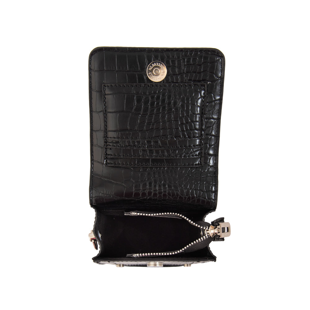 Crossbody Canada Croco Negro