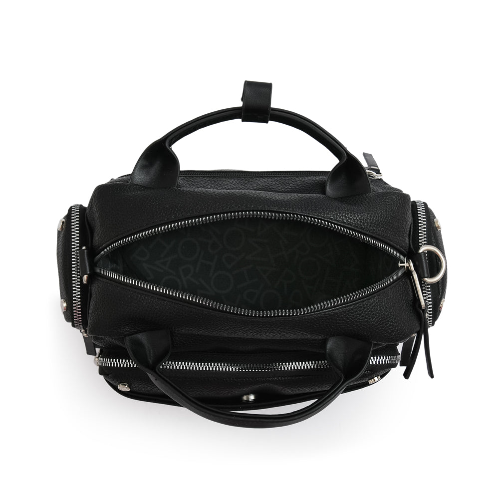 Crossbody Sabrina Granulado Negro