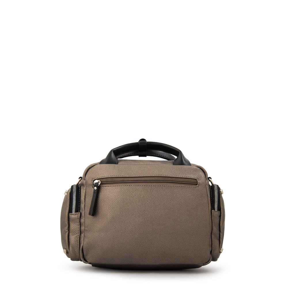 Crossbody Sabrina Plateado Oscuro