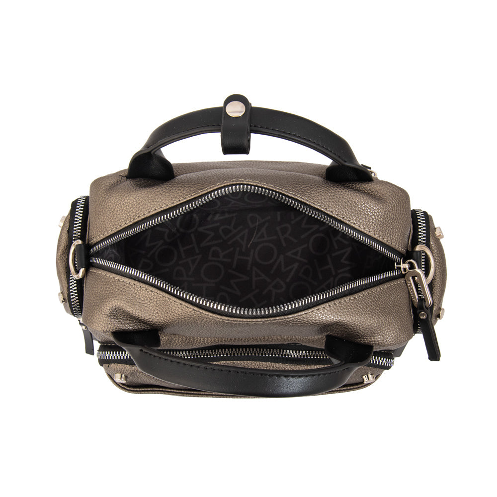 Crossbody Sabrina Plateado Oscuro