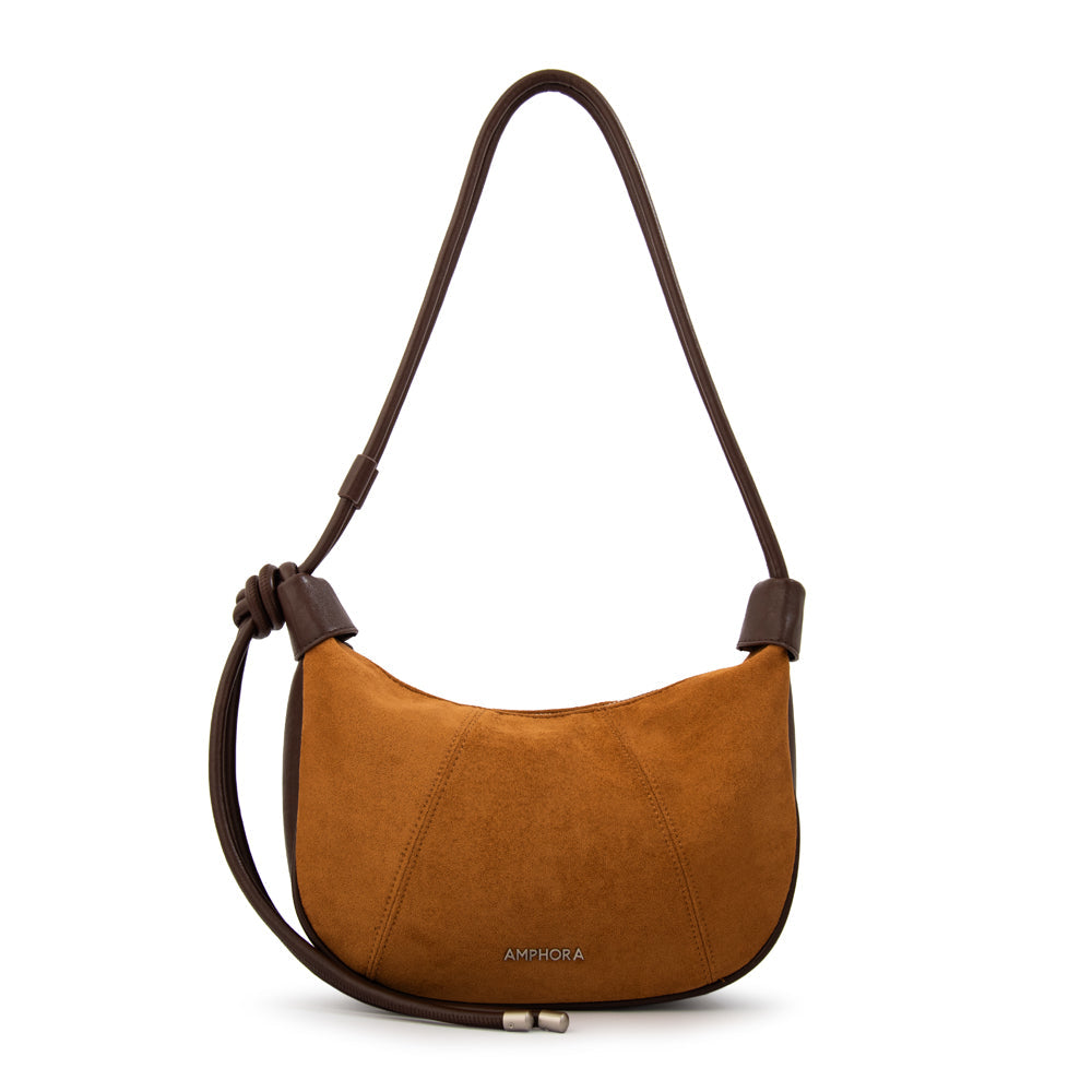 Cartera Oval Cintia Camel