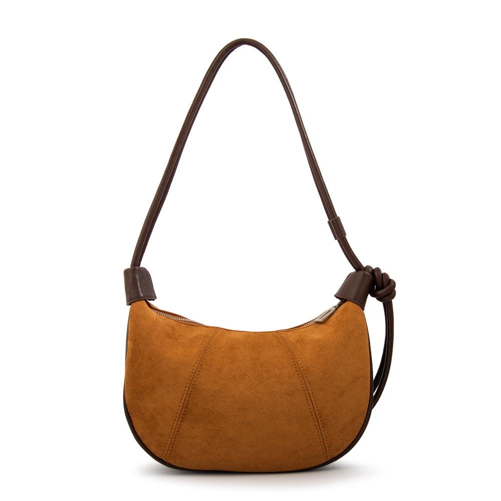 Cartera Oval Cintia Camel