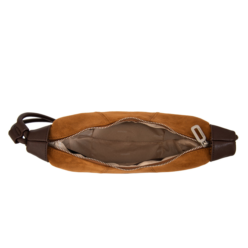 Cartera Oval Cintia Camel