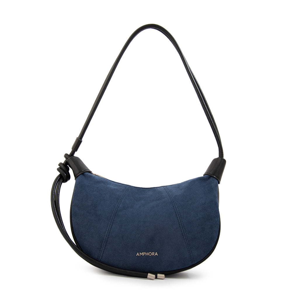Cartera Oval Cintia Azul Oscuro