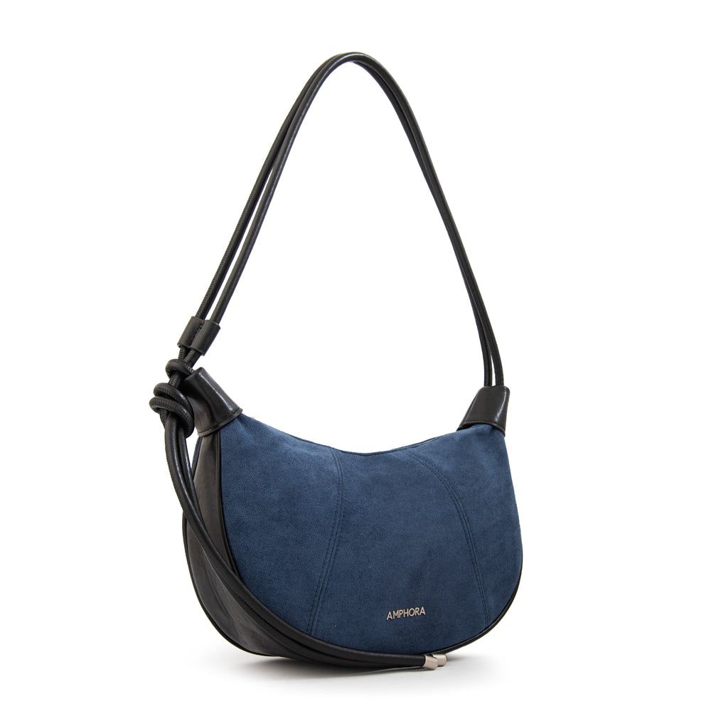 Cartera Oval Cintia Azul Oscuro