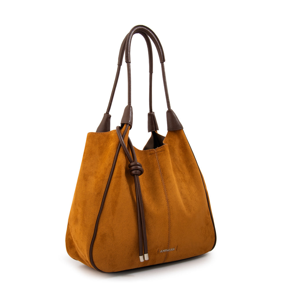 Cartera Dos Asas Cintia Camel