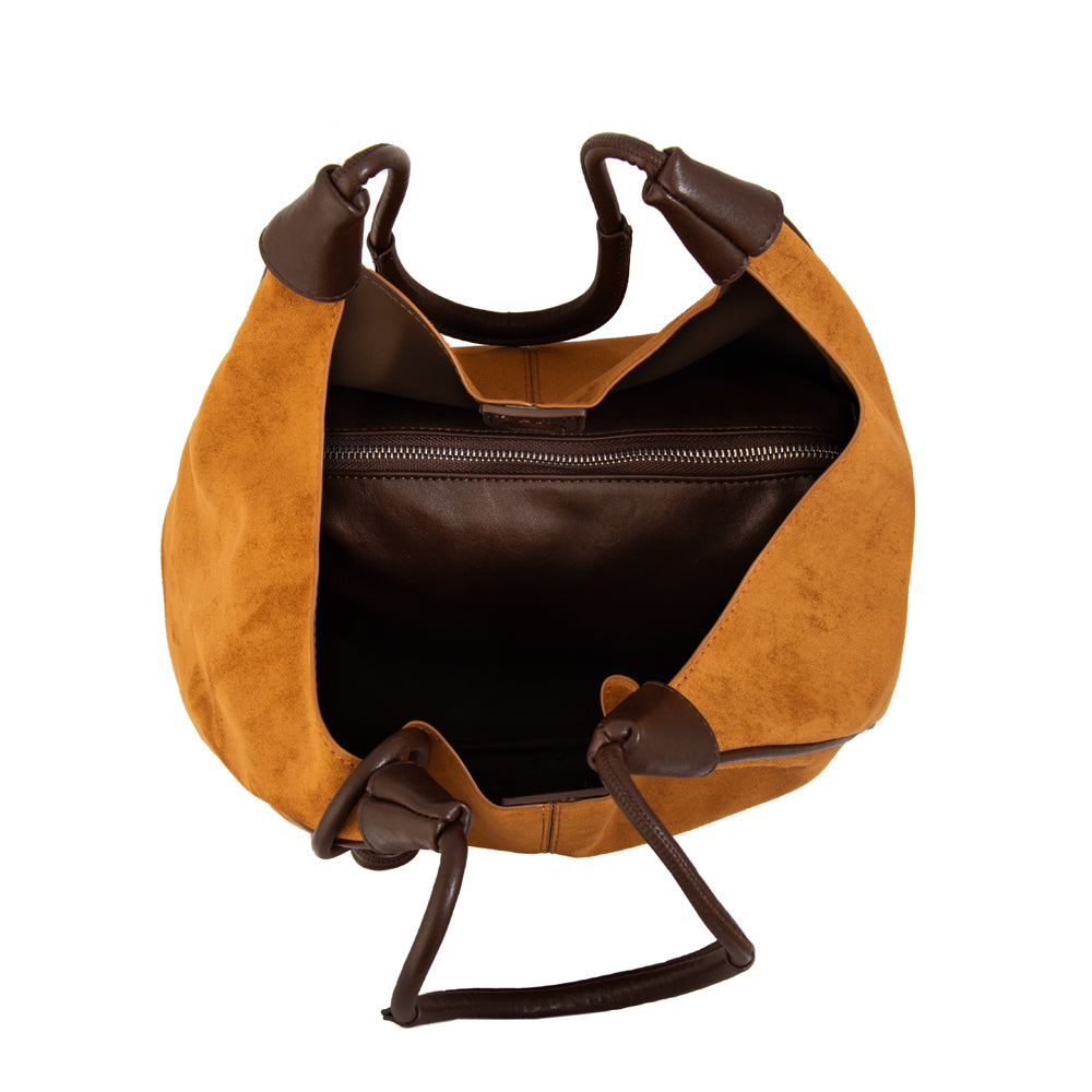 Cartera Dos Asas Cintia Camel