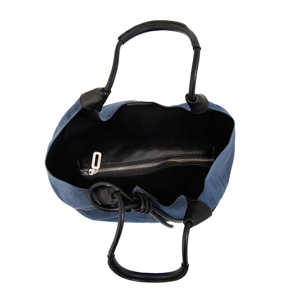 Cartera Dos Asas Cintia Azul Oscuro