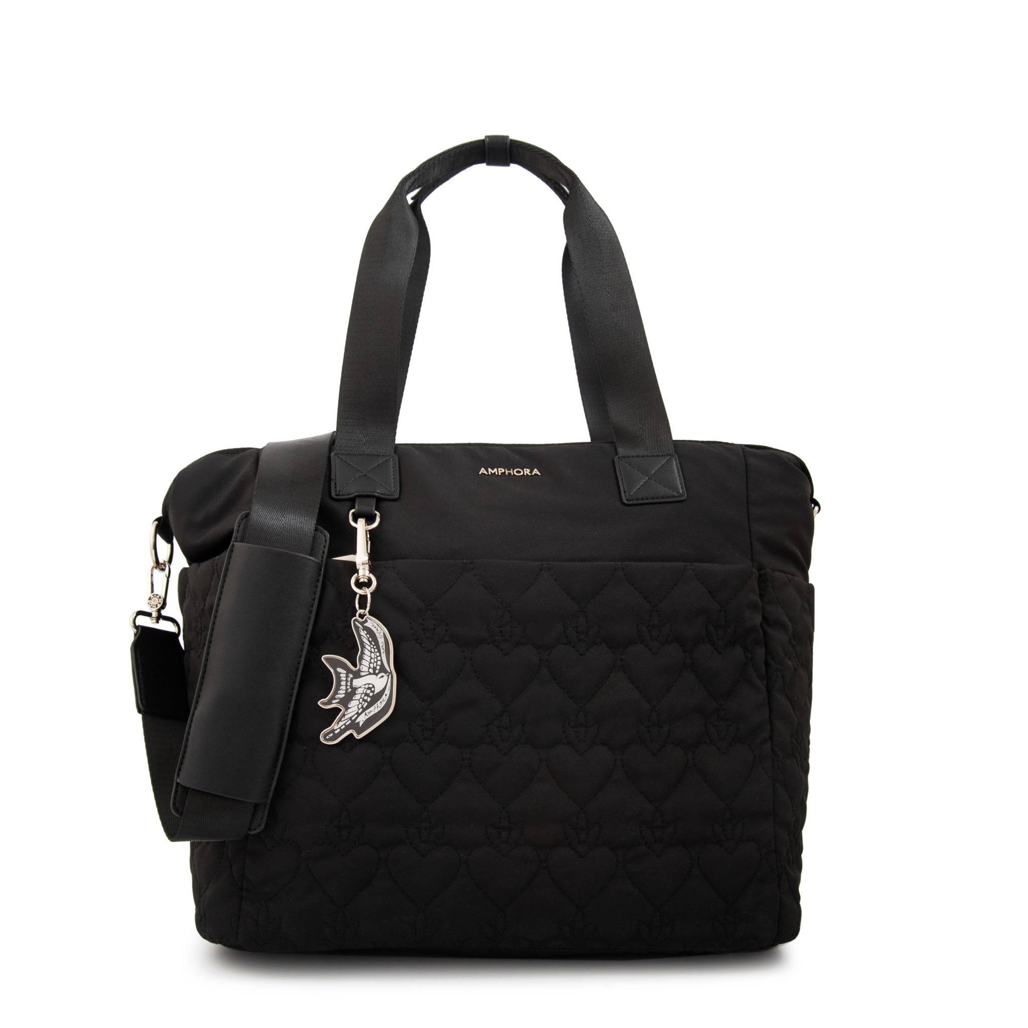 Cartera Dos Asas Porta Laptop Fabula Negro