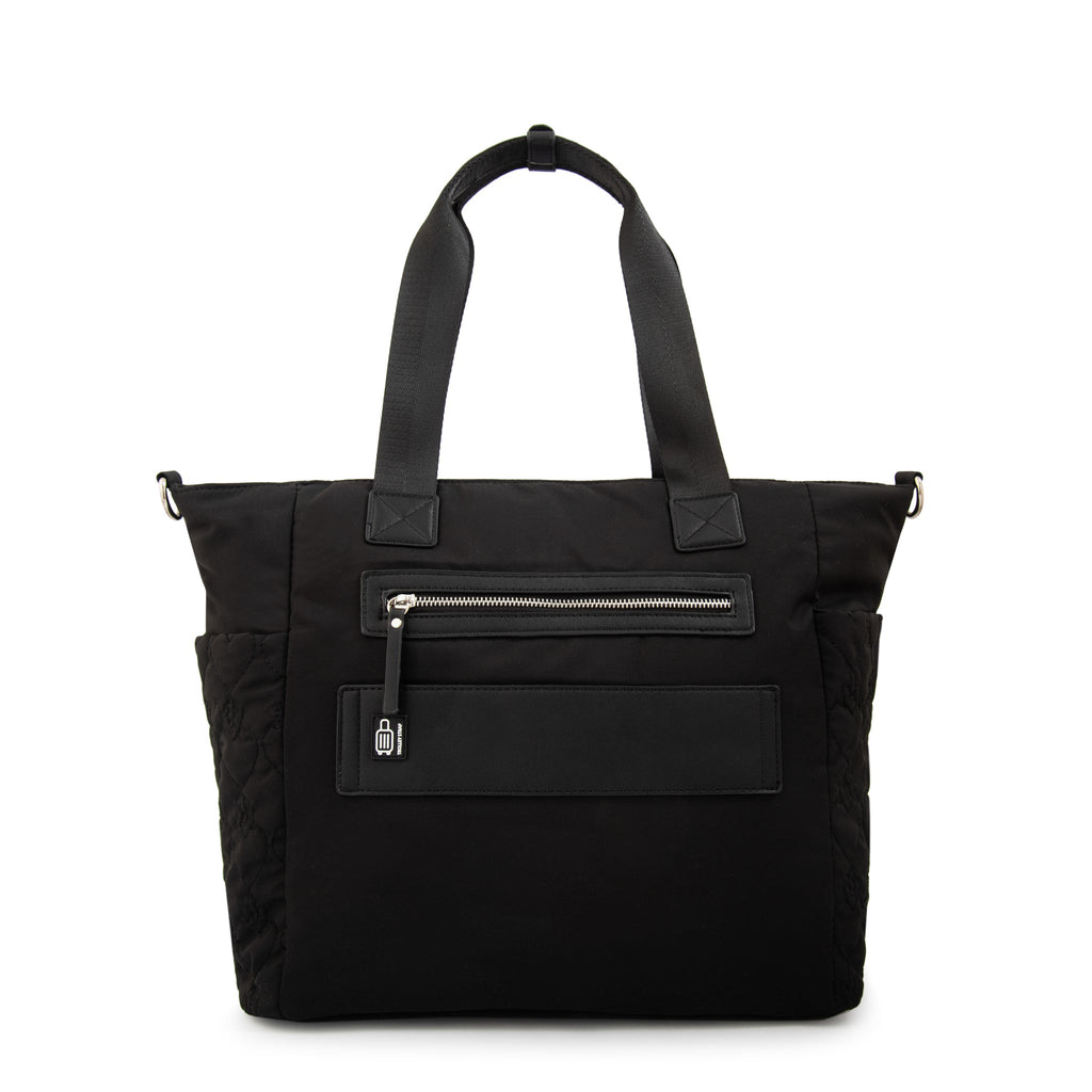 Cartera Dos Asas Porta Laptop Fabula Negro